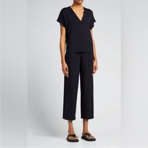 Vince Double V Knit Popover NWOT